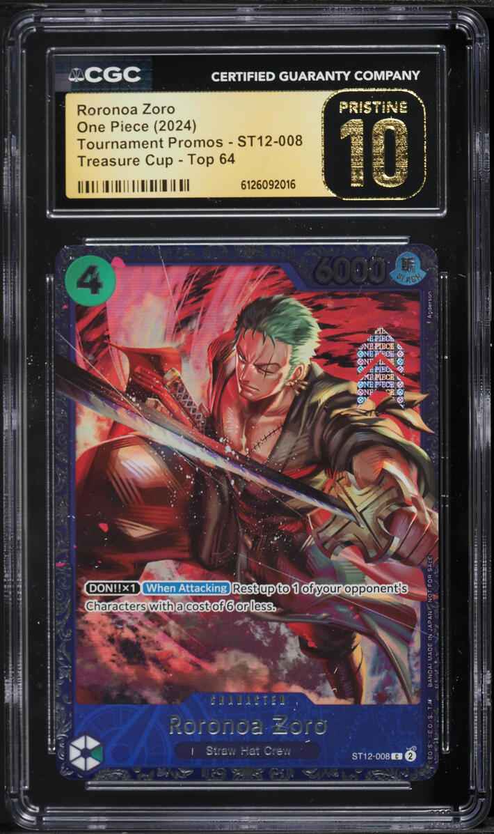 2024 One Piece Tournament Promos Treasure Cup Top 64 Roronoa Zoro