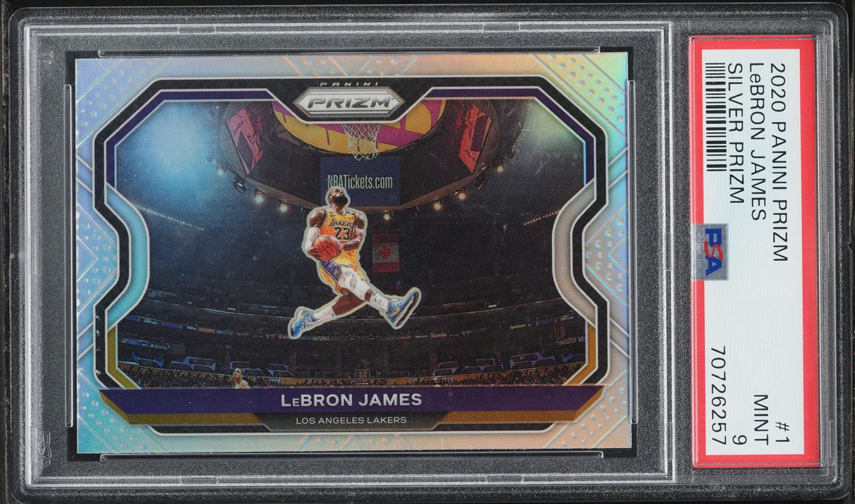 2020 Panini Prizm Silver LeBron James #1 PSA 9 MINT