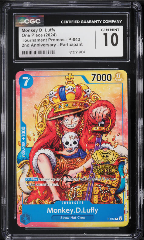 2024 One Piece Tournament Promo 2nd Anniversary Alt Art Monkey D