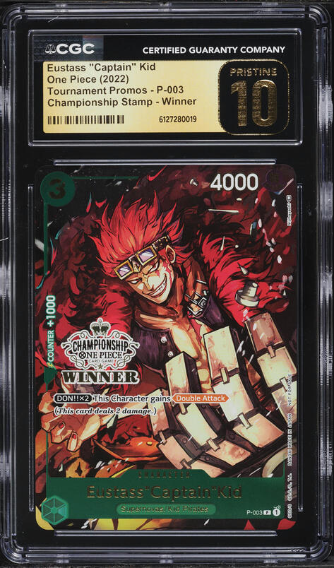 2024 One Piece Promo Championship Celebration Super Rare Eustass