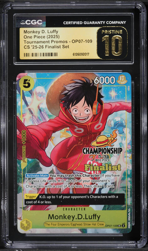 2023 One Piece Promo 1st Anniversary Tournament Winner Monkey D