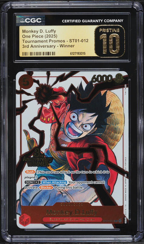 2025 One Piece Japanese A Fist Of Divine Speed Alt Art Leader