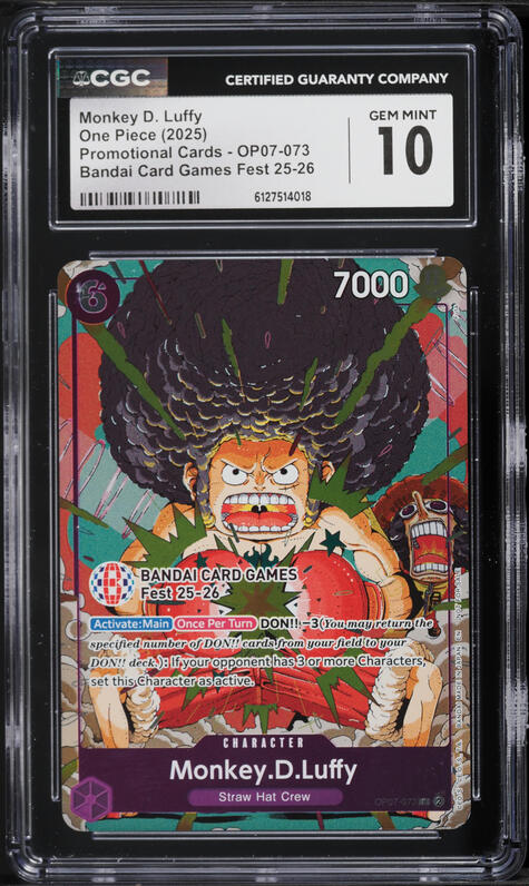 2025 ONE PIECE OP12-015 モンキー・D・ルフィ PSA10 2025 One Piece Legacy Of The Master Monkey D. Luffy #OP12-015 CGC