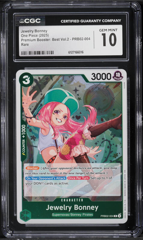 2025 One Piece Offline Regionals Pack Season 2 Jewelry Bonney #085