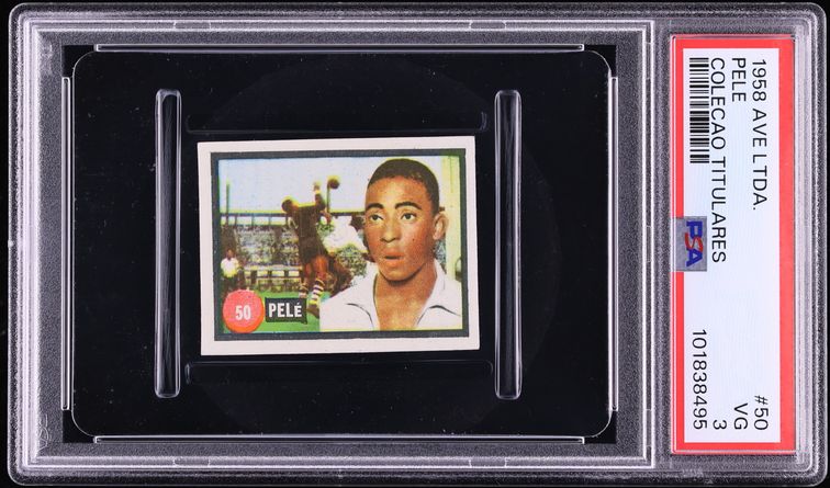 1958 Ave Colecao Titulares Pele ROOKIE #50 PSA 3 VG