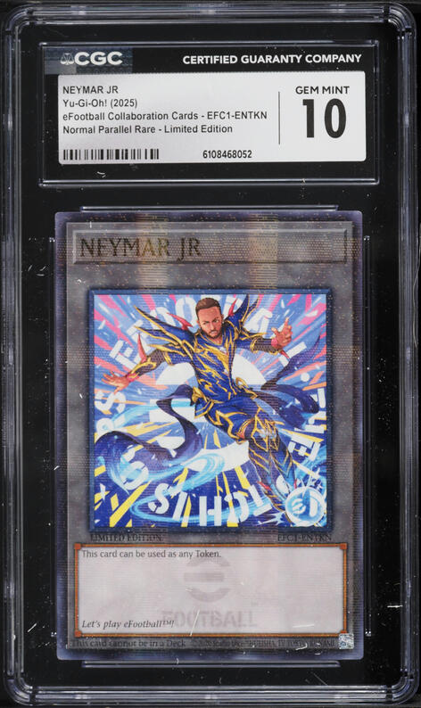 2025 Yu-Gi-Oh! Japanese eFootball Collaboration Cards NEYMAR JR