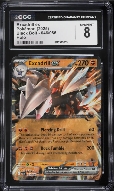 excadrill pokemon card value 2025 Pokemon - Scarlet & Violet - Black Bolt main image 1