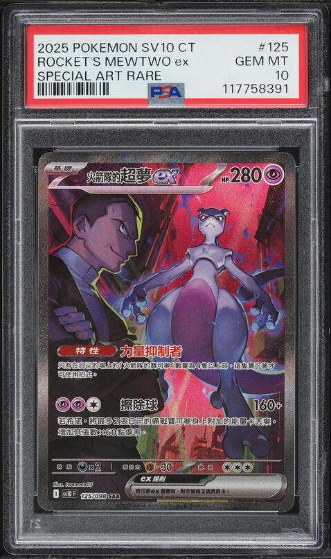 2025 Pokemon Chinese SV Glory Of The Rocket Gang SAR Team Rocket's