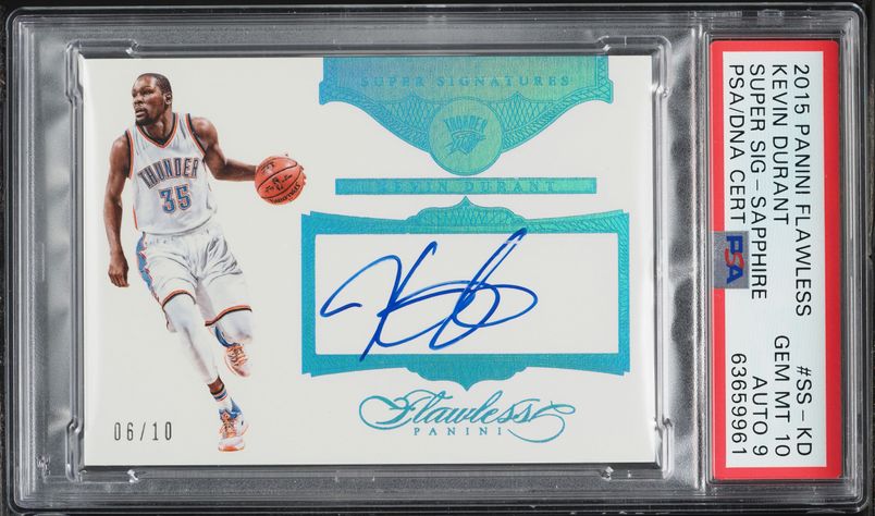 2007 Topps Chrome Kevin Durant ROOKIE RC #131 PSA 9 MINT on