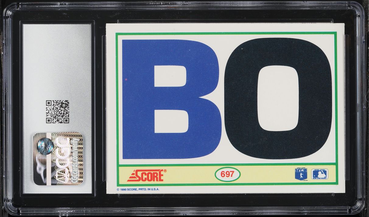 1990 Score Bo Jackson #697 CGC 9 MINT on Fanatics Collect