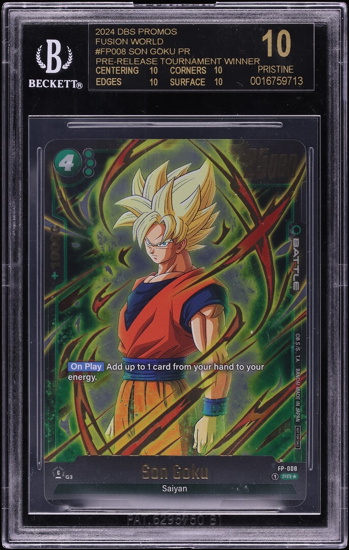 rare yugioh cards pictures BT20-003 UC SSG Son Goku, Rapidfire Response [Silver Tournament Foil] main image 0