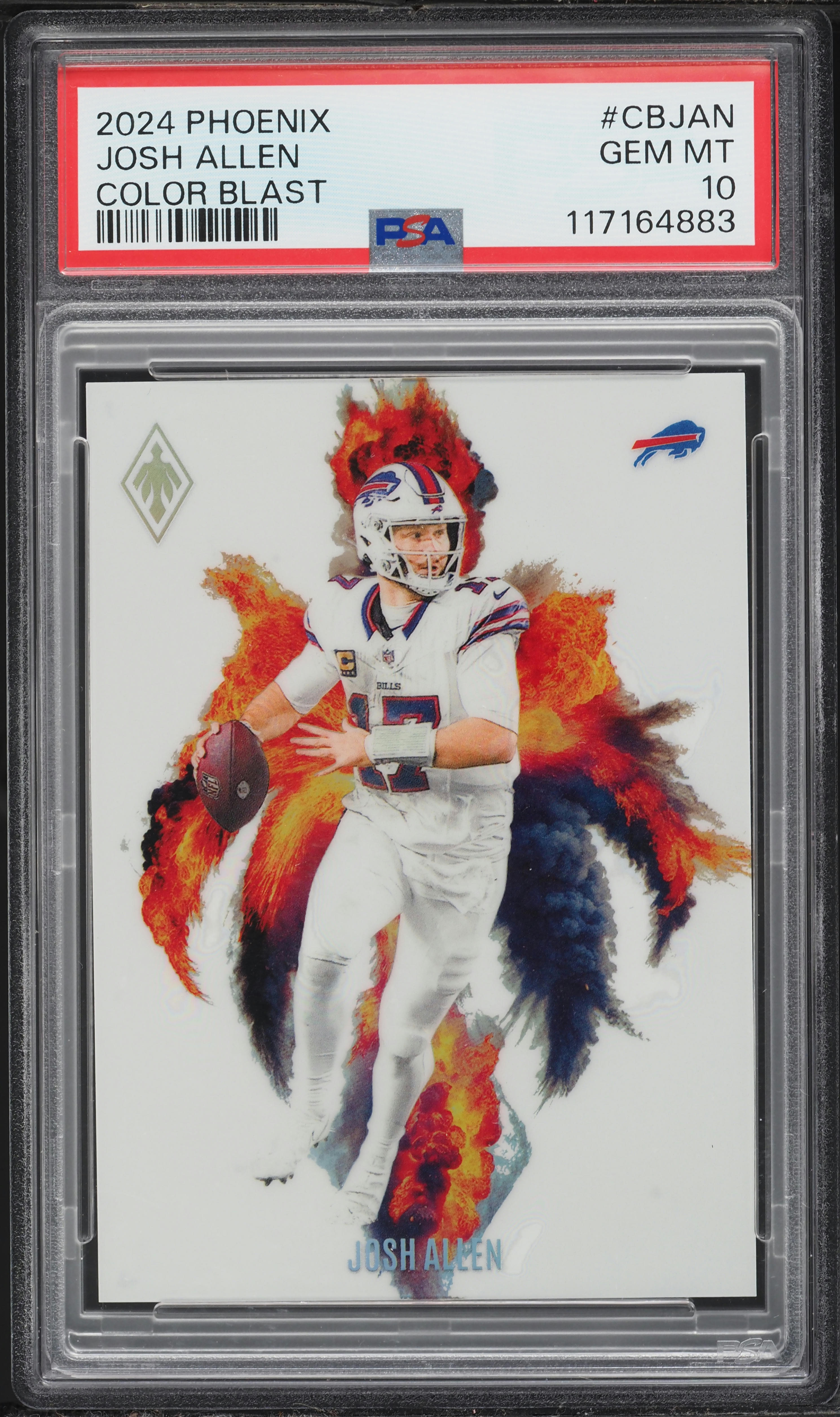 2024 Panini Phoenix Color Blast Josh Allen #CB-JAN PSA 10 GEM MINT