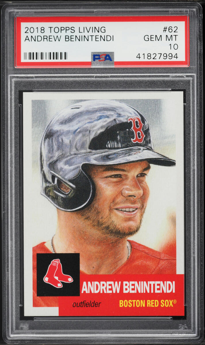 2018 Topps Living Andrew Benintendi #62 PSA 10 GEM MINT