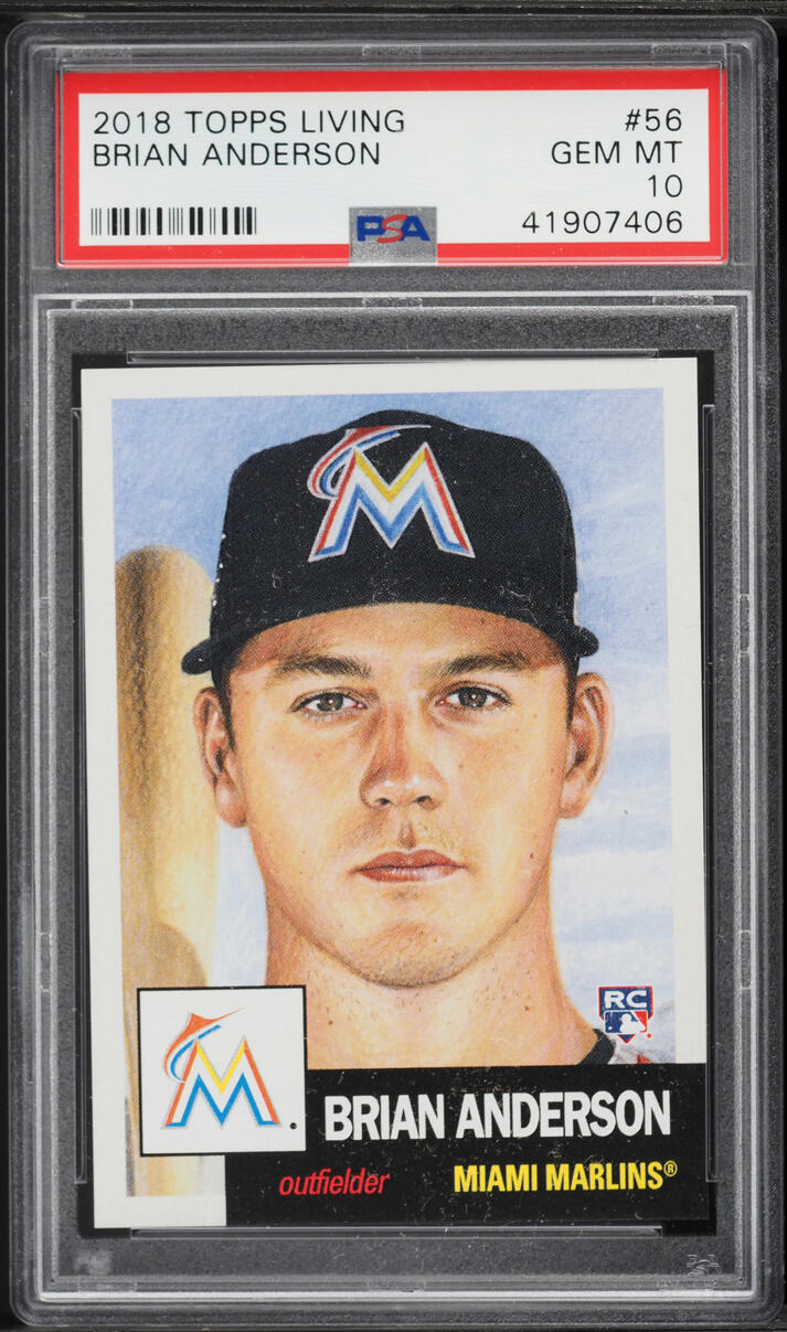 2018 Topps Living Brian Anderson ROOKIE #56 PSA 10 GEM MINT