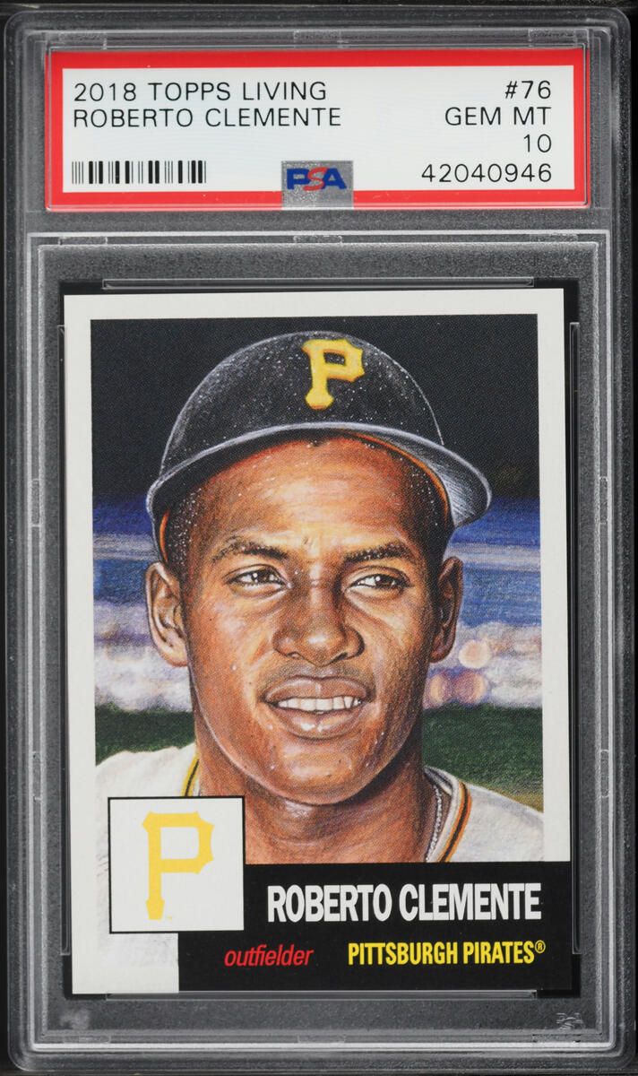 2018 Topps Living Roberto Clemente #76 PSA 10 GEM MINT