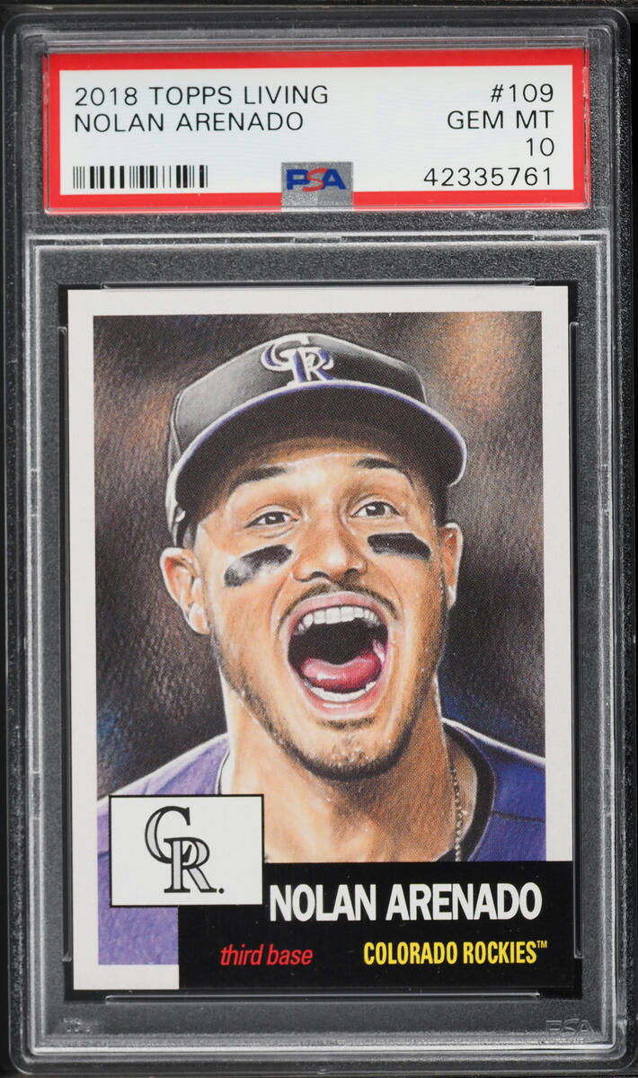2018 Topps Living Nolan Arenado #109 PSA 10 GEM MINT