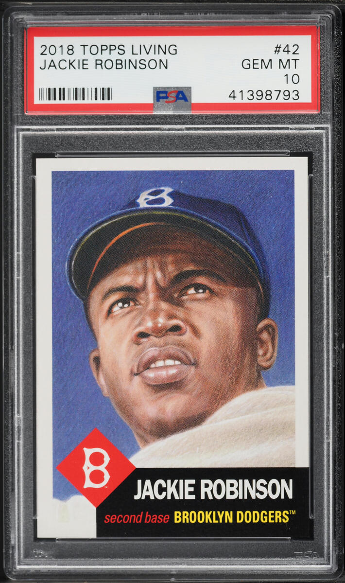2018 Topps Living Jackie Robinson #42 PSA 10 GEM MINT