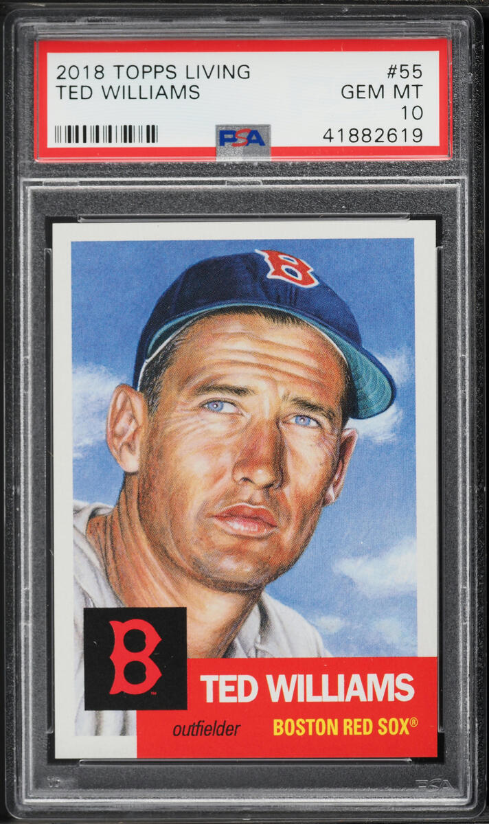 2018 Topps Living Ted Williams #55 PSA 10 GEM MINT