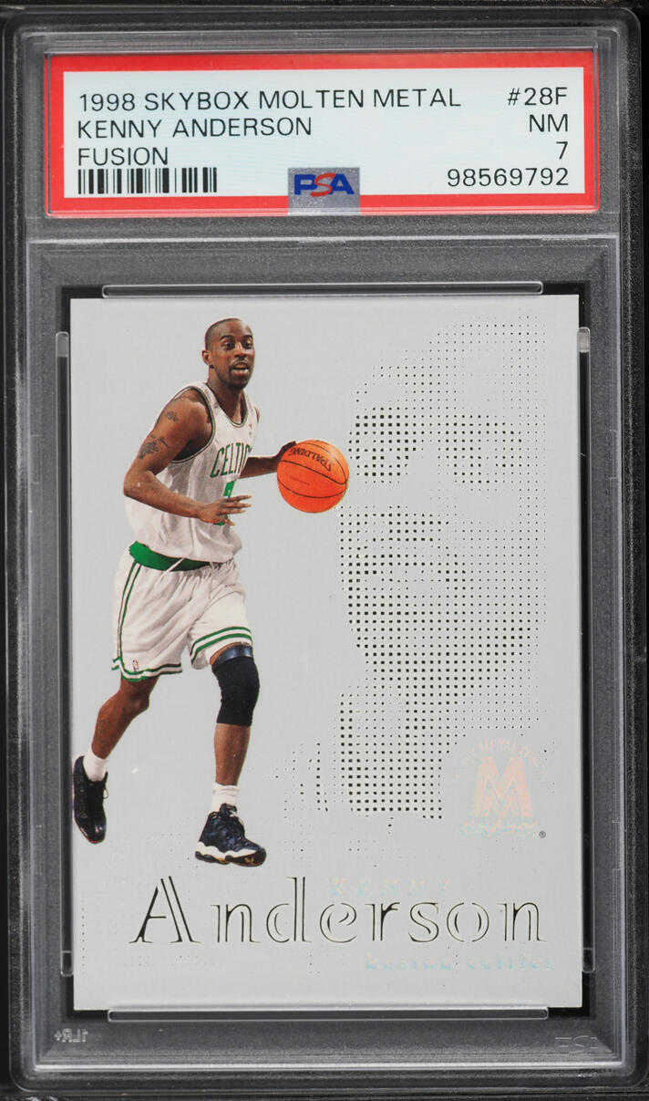 1998 Skybox Molten Metal Fusion Kenny Anderson #28F PSA 7 NRMT