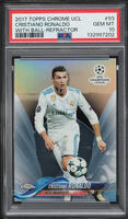 2017 Topps Chrome UEFA Refractor Cristiano Ronaldo #93 PSA 10 GEM
