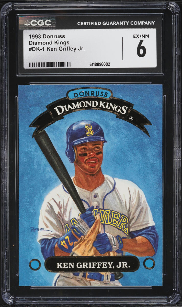 1993 Donruss Diamond Kings Ken Griffey Jr. #DK-1 CGC 6 EXMT