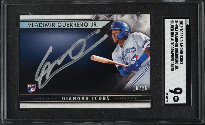 2019 Panini Flawless Sapphire Guerrero Vladimir Guerrero Jr. RC