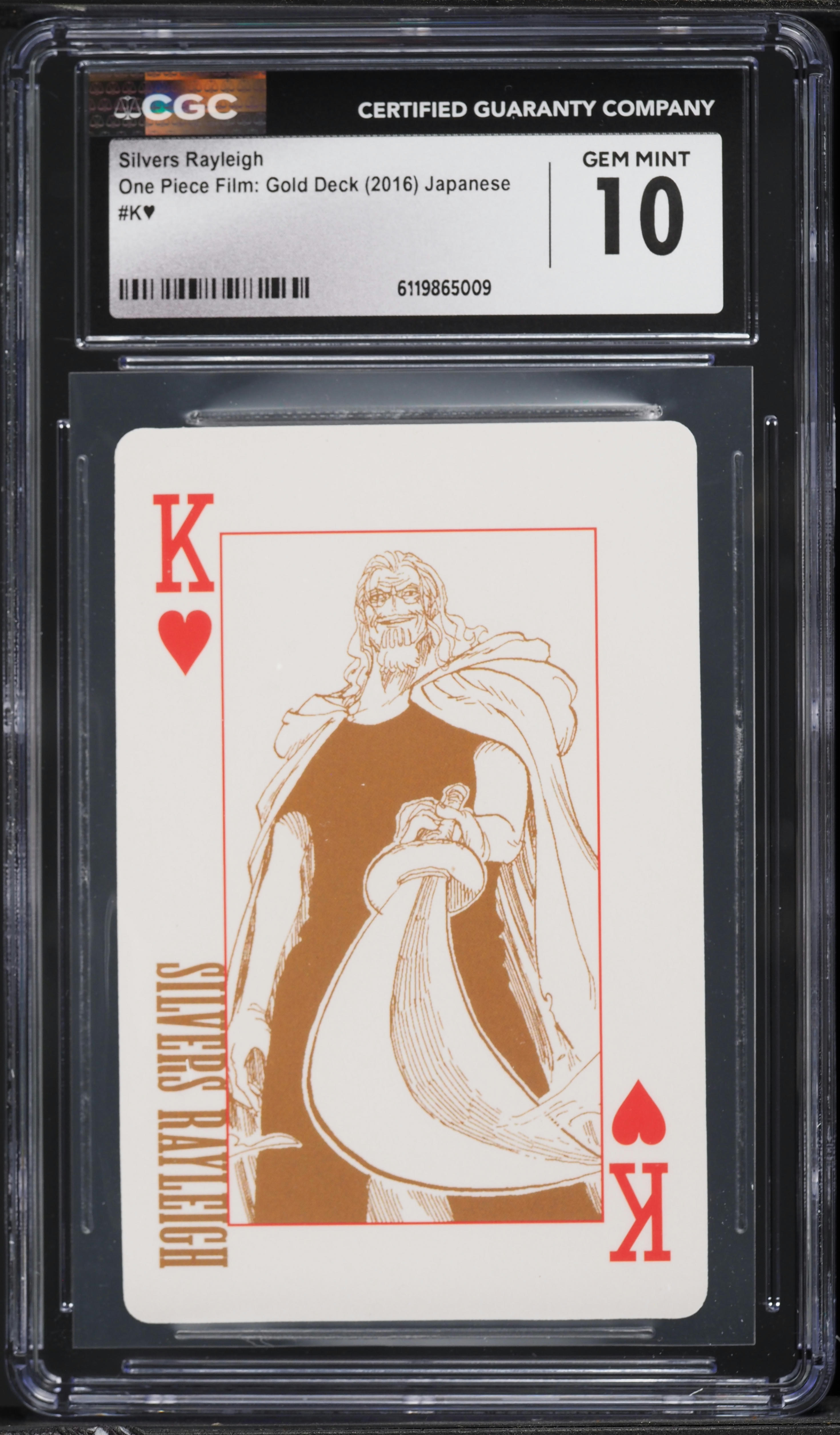 2016 One Piece Japanese Playing Cards Film Gold Deck Silvers