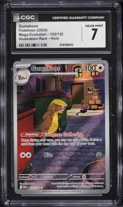 2025 Pokemon Japanese Mega Brave AR Gumshoos #75 CGC 10 PRISTINE on  Fanatics Collect