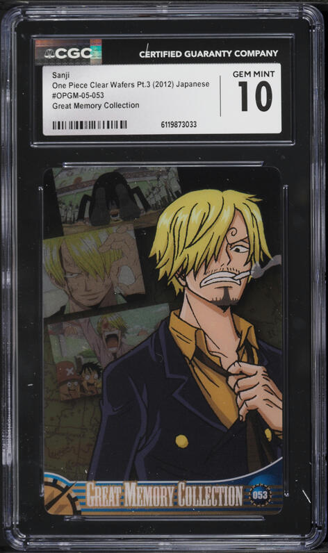 2024 One Piece Bandai Games Fest Sanji #OP03-102 CGC 10 PRISTINE