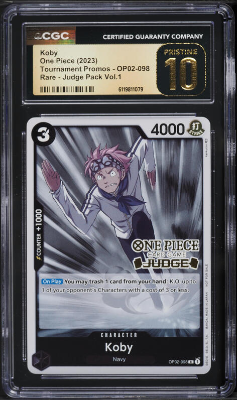 2023 One Piece Japanese Promo Official Event Prize Koby #OP02-098