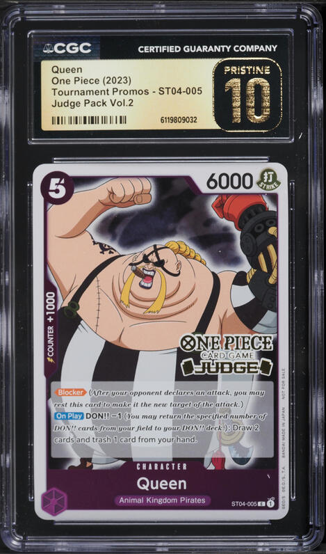 2023 One Piece Japanese Promo Official Event Prize Queen #005 PSA