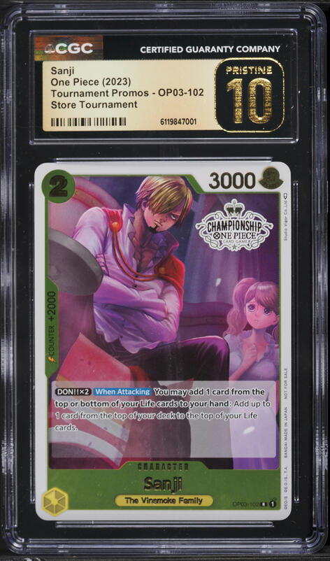 2023 One Piece Promo Store Championship Participation V.2 Sanji