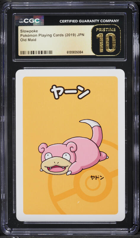 Slowpoke Old Maid Japanese Pokemon Playing Cards CGC 10 #6028042253 Slowpoke Old Maid Japanese Pokemon Playing Cards CGC 10 #6028042253