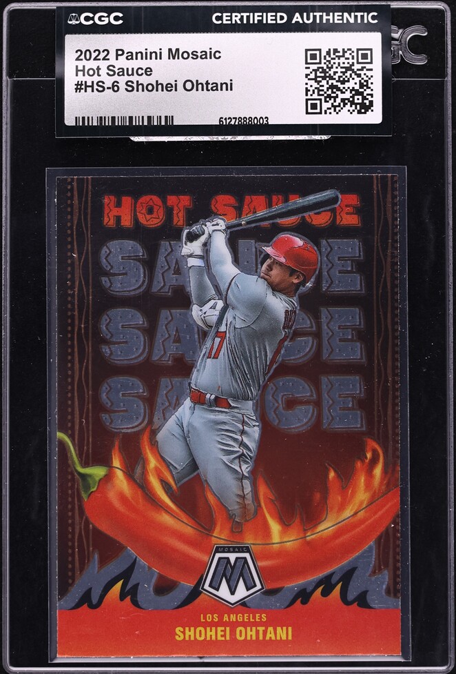 2022 Panini Mosaic Hot Sauce Shohei Ohtani #HS-6 CGC AUTH