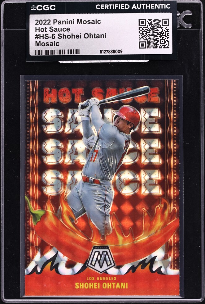 2022 Panini Mosaic Hot Sauce Shohei Ohtani #HS-6 CGC AUTH