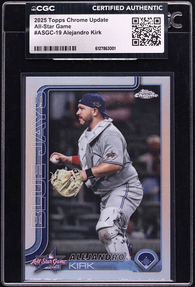 2025 Topps Chrome Update All-Star Game Alejandro Kirk #ASGC-19 CGC AUTH