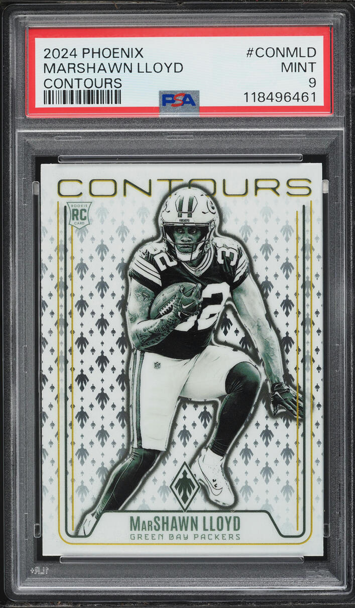 2024 Panini Phoenix Contours Marshawn Lloyd ROOKIE #CON-MLD PSA 9 MINT