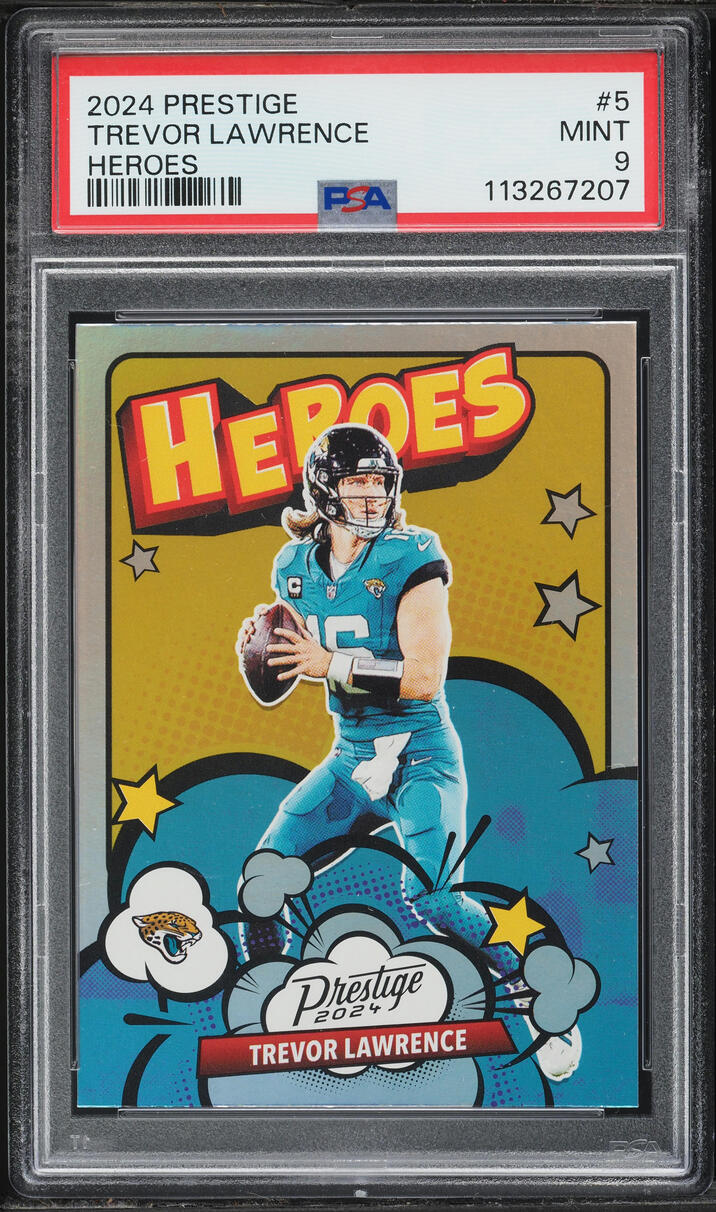2024 Panini Prestige Heroes Trevor Lawrence #5 PSA 9 MINT