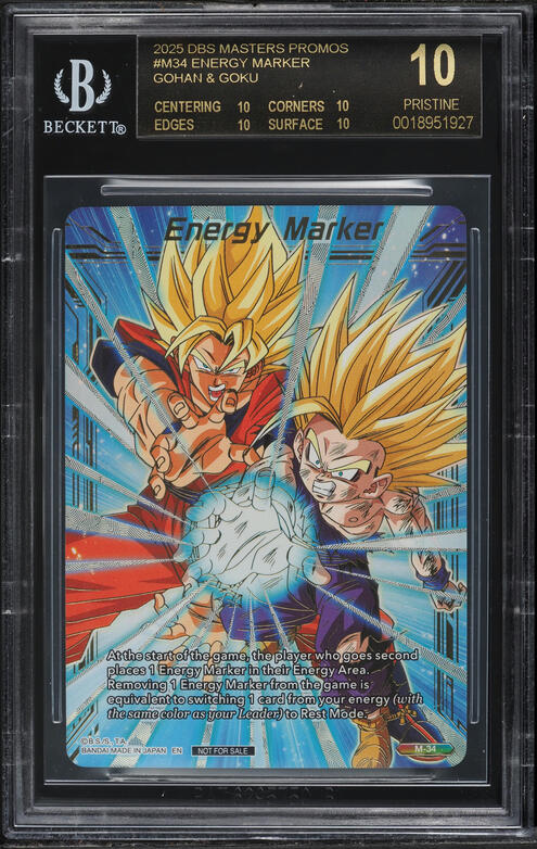 2025 Dragon Ball Super Fusion World Manga Booster Energy Marker