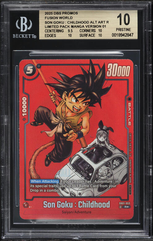 2025 Dragon Ball Super Fusion World Promo Son Goku Alt Art #FP034