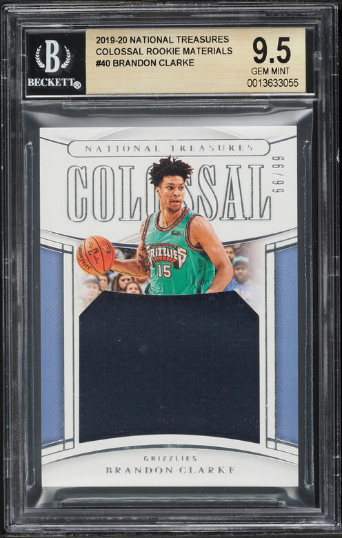2019 Panini Prizm Brandon Clarke ROOKIE #266 PSA 10 GEM MINT on