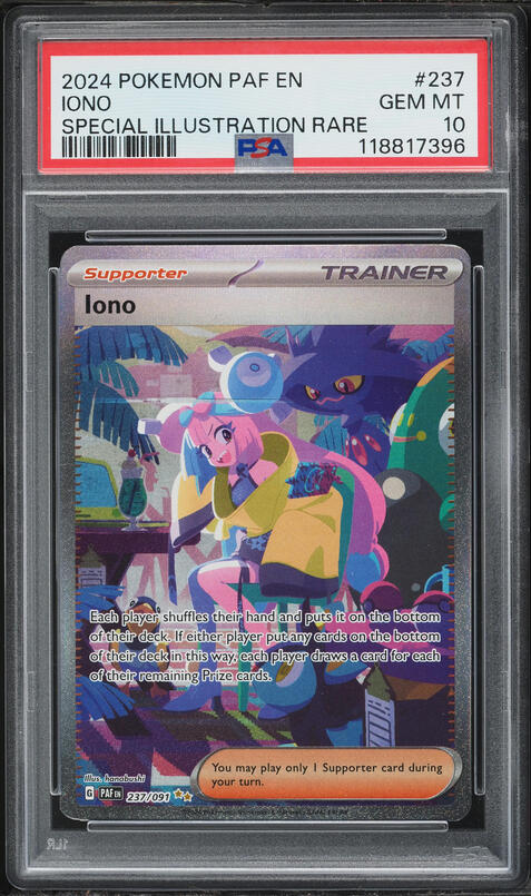 2024 Pokemon SV Promo Premium Tournament Collection Iono #124 PSA