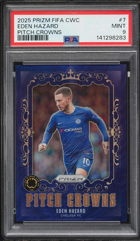 2014 Panini Prizm World Cup Signatures Eden Hazard AUTO #SEH PSA 9