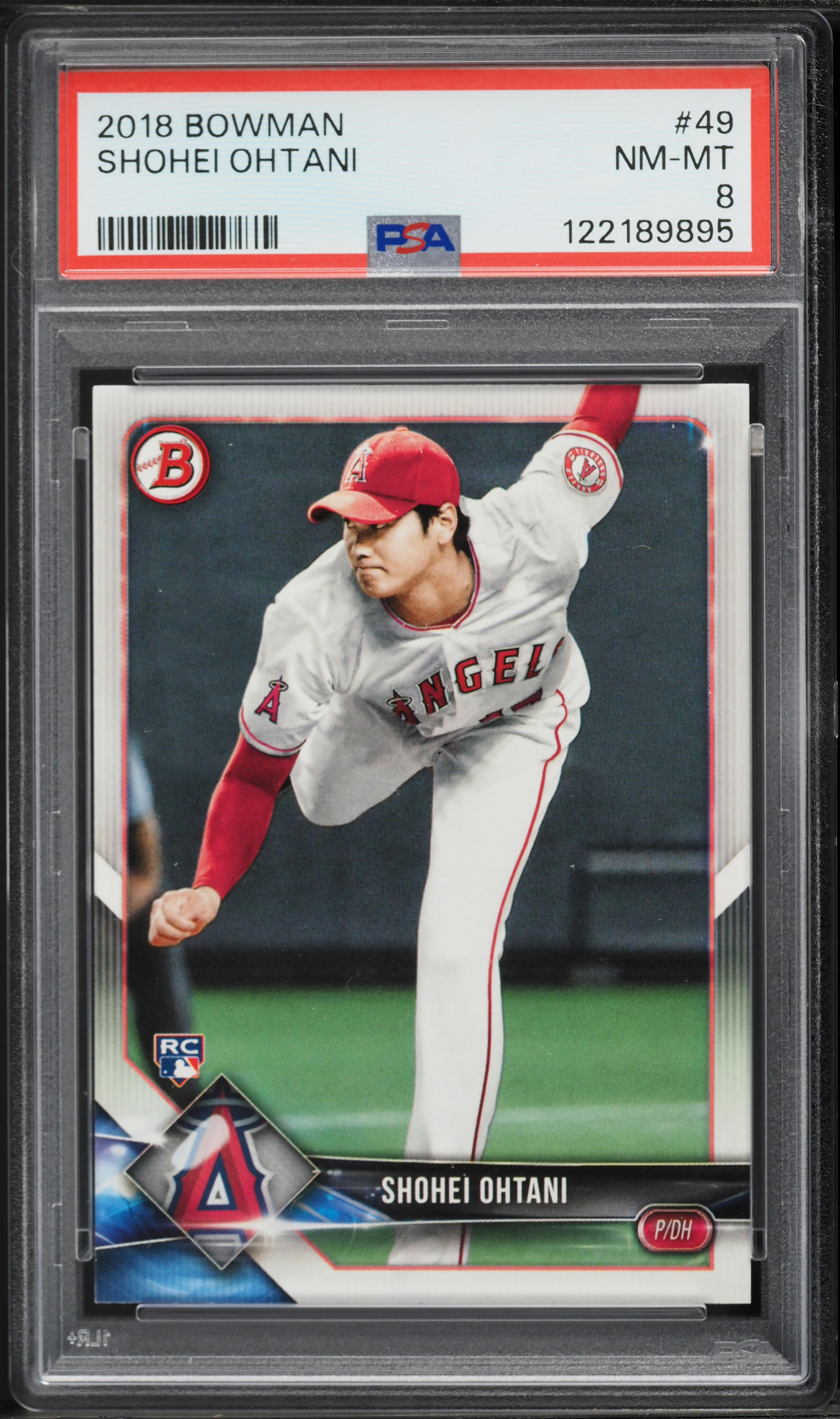 2018 Bowman Shohei Ohtani ROOKIE #49 PSA 8 NM-MT on Fanatics Collect