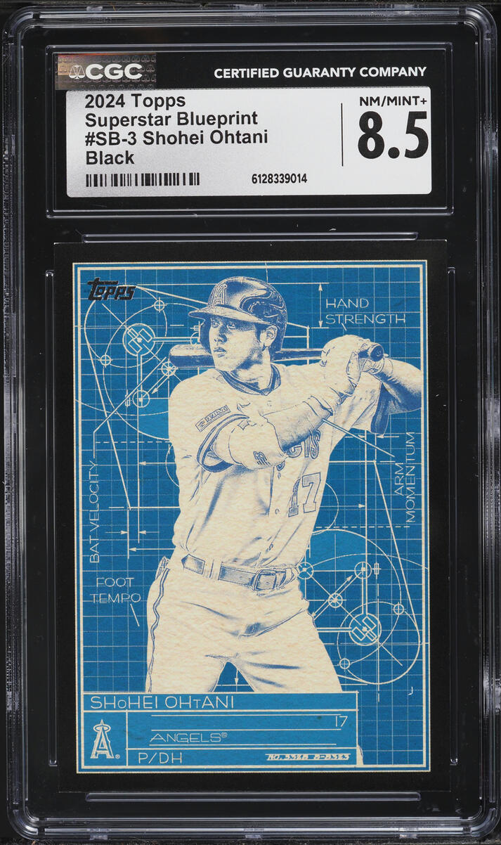 2024 Topps Superstar Blueprint Black Shohei Ohtani /299 #SB-3 CGC 8.5 NM-MT+