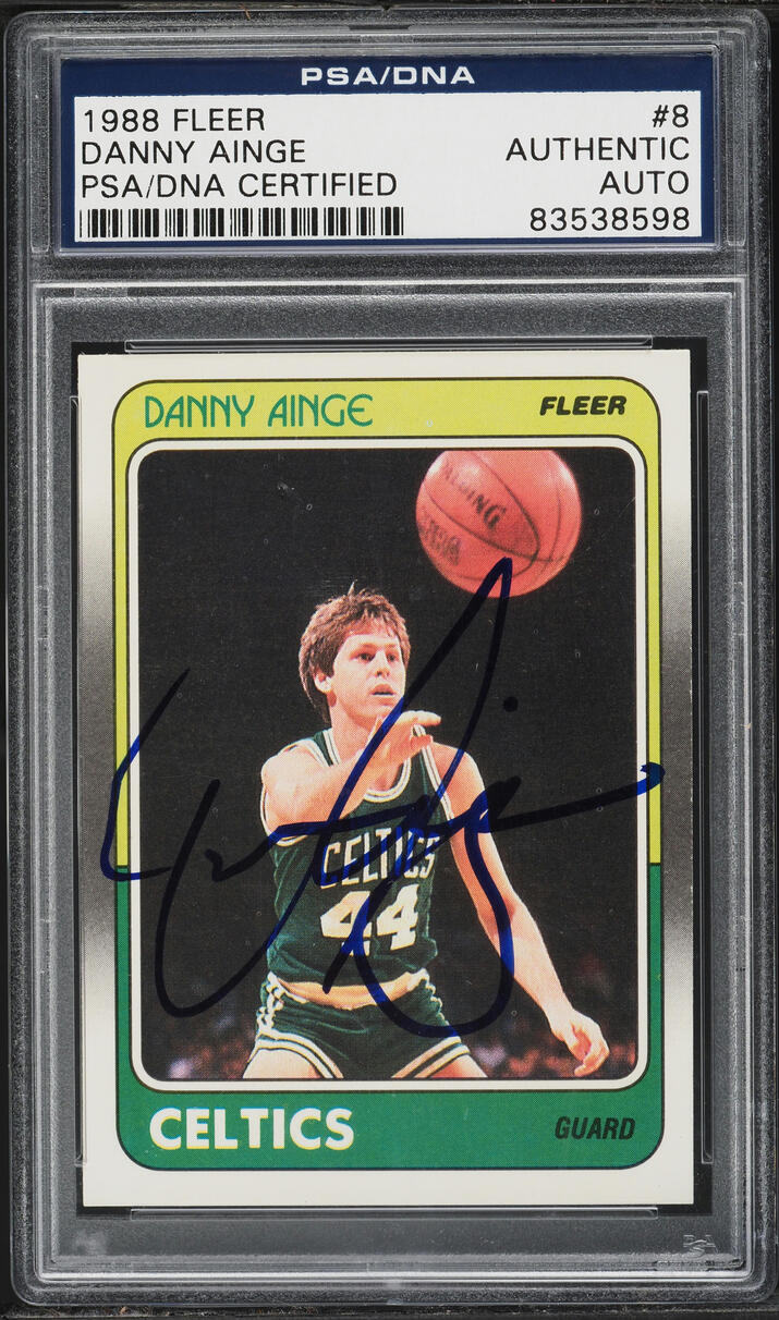 1988 Fleer Basketball Danny Ainge AUTO PSA/DNA AUTH