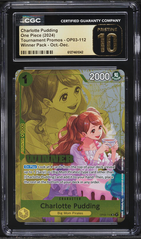 2024 One Piece Japanese Two Legends Special Art Charlotte Pudding