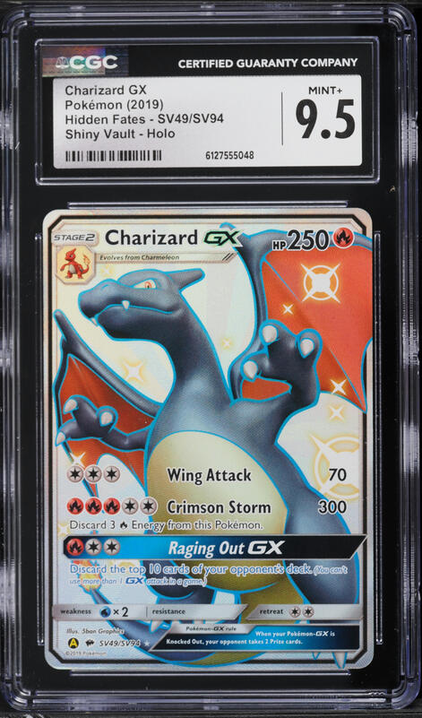 2019 Pokemon Sun & Moon Black Star Promo Charizard GX #SM195 PSA 9