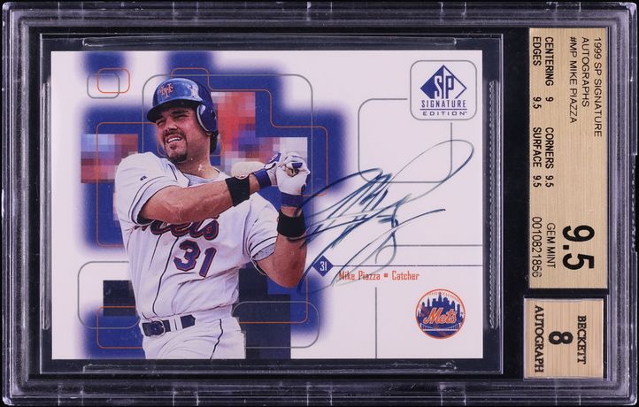 1999 Finest Gold Refractor Mike Piazza /100 #114 PSA 10 GEM MINT