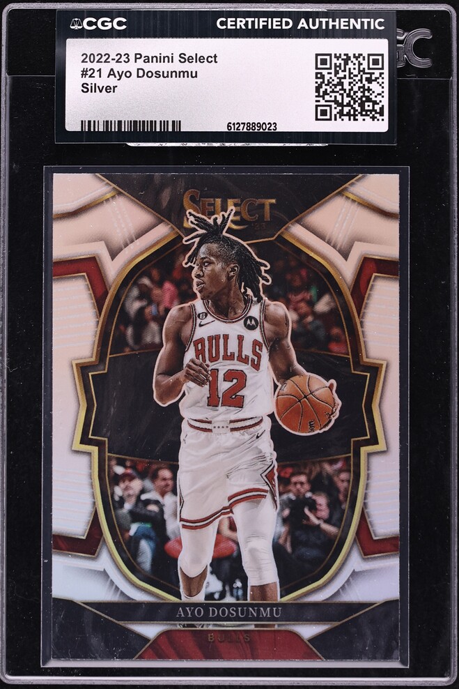 2022 Select Concourse Silver Ayo Dosunmu #21 CGC AUTH